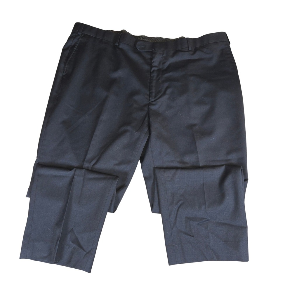 Joseph Abboud Black 46x32‎ Wool Blend Dress Pants Trousers Business - Picture 2 of 6